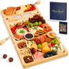 Wurstwaren -Schenkungs -Geschenkset Large Cheese Board mit Messerset
