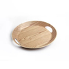 Custom gestaltete Willow -Holzkost -Servierschale