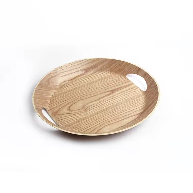 Custom gestaltete Willow -Holzkost -Servierschale