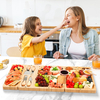 Wurstwaren -Schenkungs -Geschenkset Large Cheese Board mit Messerset