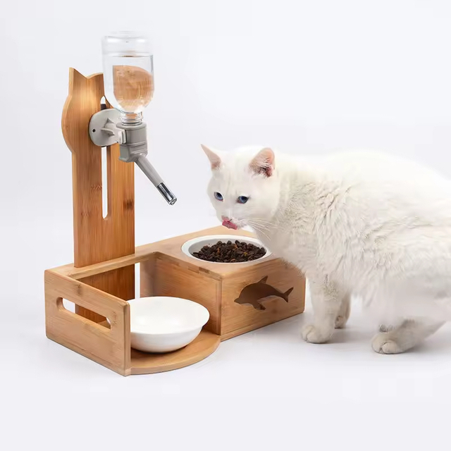 Umweltfreundlicher Haustierfeeder Automatischer Wasserspender für Katzen oder Hunde 