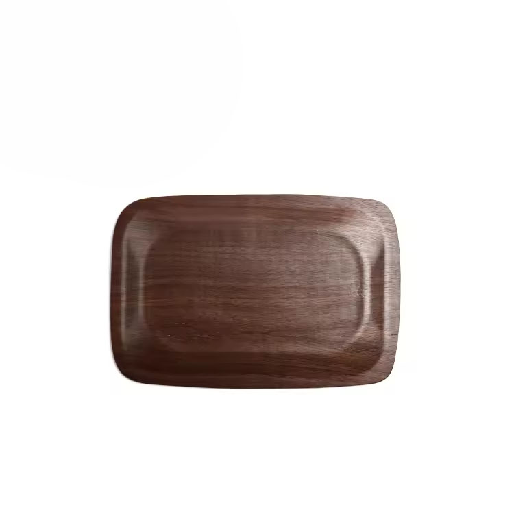 Werksauslass Hochwertiges stapelbares Tabellengeschirr Rechteck Willow Hollow Holden Serving Tablett für Buffet -Abendessen Geschirr
