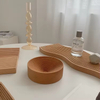 Wasserwellbuche Brot Tee Holz Servierschale