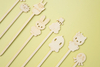 Bambus -Picks mit Tierdesign