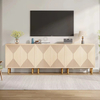 Elegant Modern Cabinet with Geometric Design