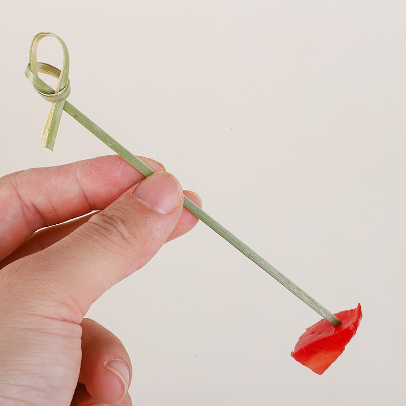 Bambusblumendesign Fruchtfleisch Picks