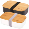 Professionelles biologisch abbaubares Bambusfaser -Mittagessen Bento Box mit Bambusdeckel