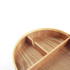4 Slot Custom Logo Willow Walnuss Holz Bangel Uhr Aufbewahrung Schmuckschatulle mit Spiegel