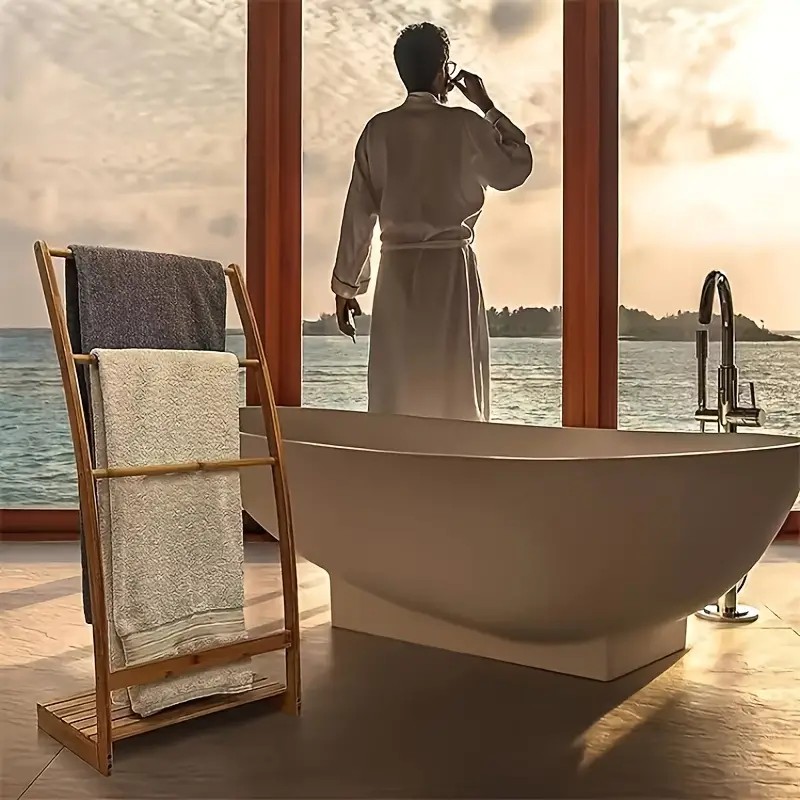 Bambushandtuchständer