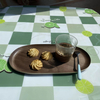 Unregelmäßige dekorative Holzsnack/Obst- und Lebensmittelschale 