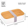 Professionelles biologisch abbaubares Bambusfaser -Mittagessen Bento Box mit Bambusdeckel
