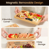 Wurstwaren -Schenkungs -Geschenkset Large Cheese Board mit Messerset