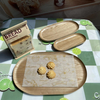 Unregelmäßige dekorative Holzsnack/Obst- und Lebensmittelschale 