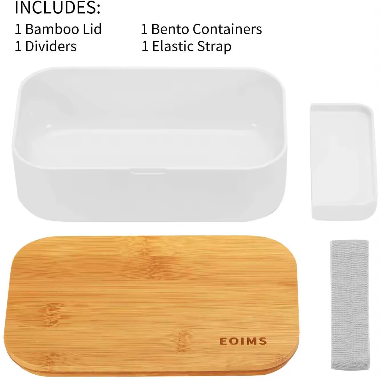 Professionelles biologisch abbaubares Bambusfaser -Mittagessen Bento Box mit Bambusdeckel