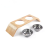Haustier -Esstabelle 2 Abteile Haustier -Feeder