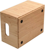 Moderne Holzhandwerkskiste mit elegantem Engelsmuster 