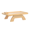 Natural Bambus -Couchschale mit flexiblen Silikonstreifen