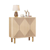Elegant Modern Cabinet with Geometric Design