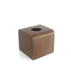 Customisierte kleine schlichte Walnuss -Holzlack Vintage Square Luxury Servietten -Servietten -Tissue -Box