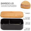 Professionelles biologisch abbaubares Bambusfaser -Mittagessen Bento Box mit Bambusdeckel