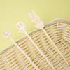Bambus -Picks mit Tierdesign