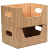 Moderne Holzhandwerkskiste mit elegantem Engelsmuster 