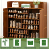 Multi-Tier-Bambusschuhspeicherschrank