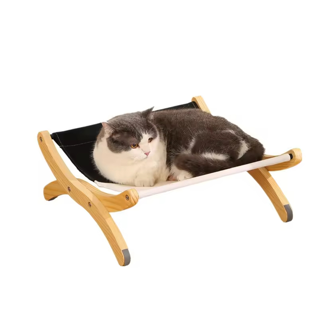 Holzrahmen moderne Katzen -Hängematte Schlafbett 