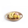 Custom gestaltete Willow -Holzkost -Servierschale
